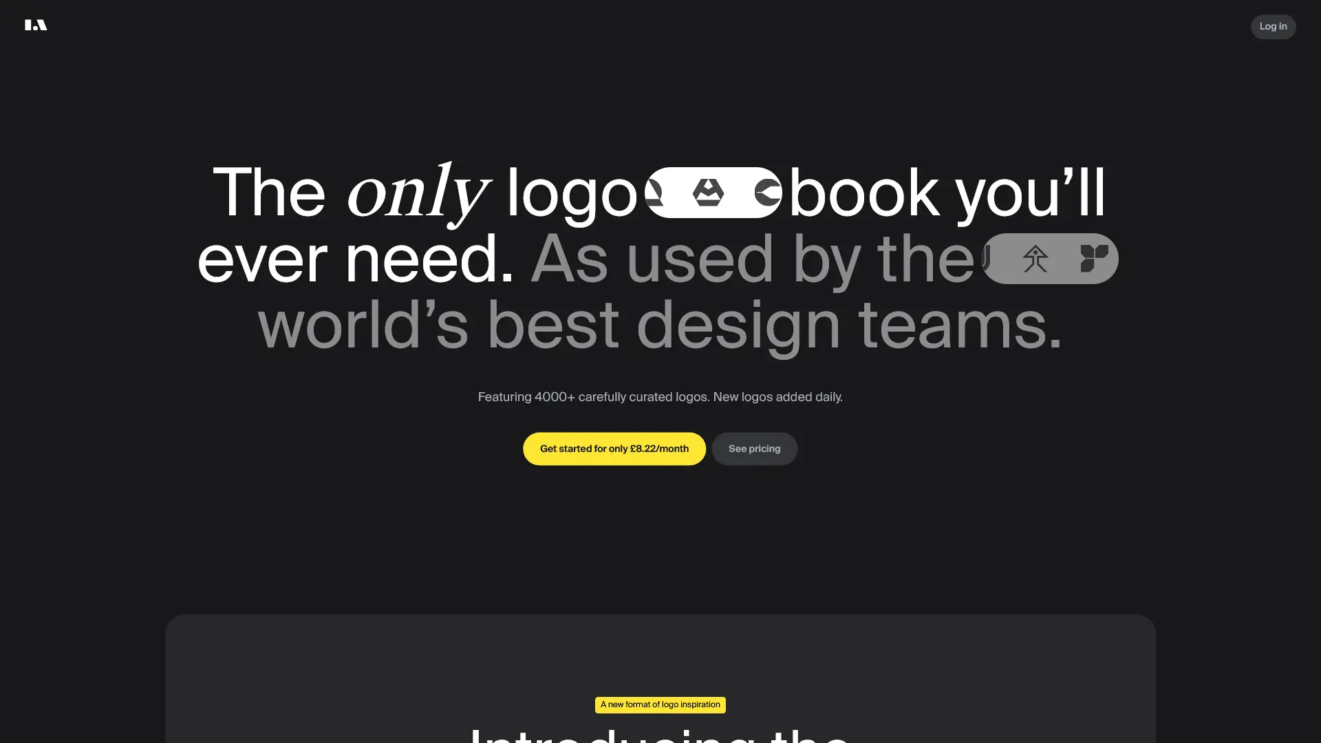 Screenshot of LogoArchive