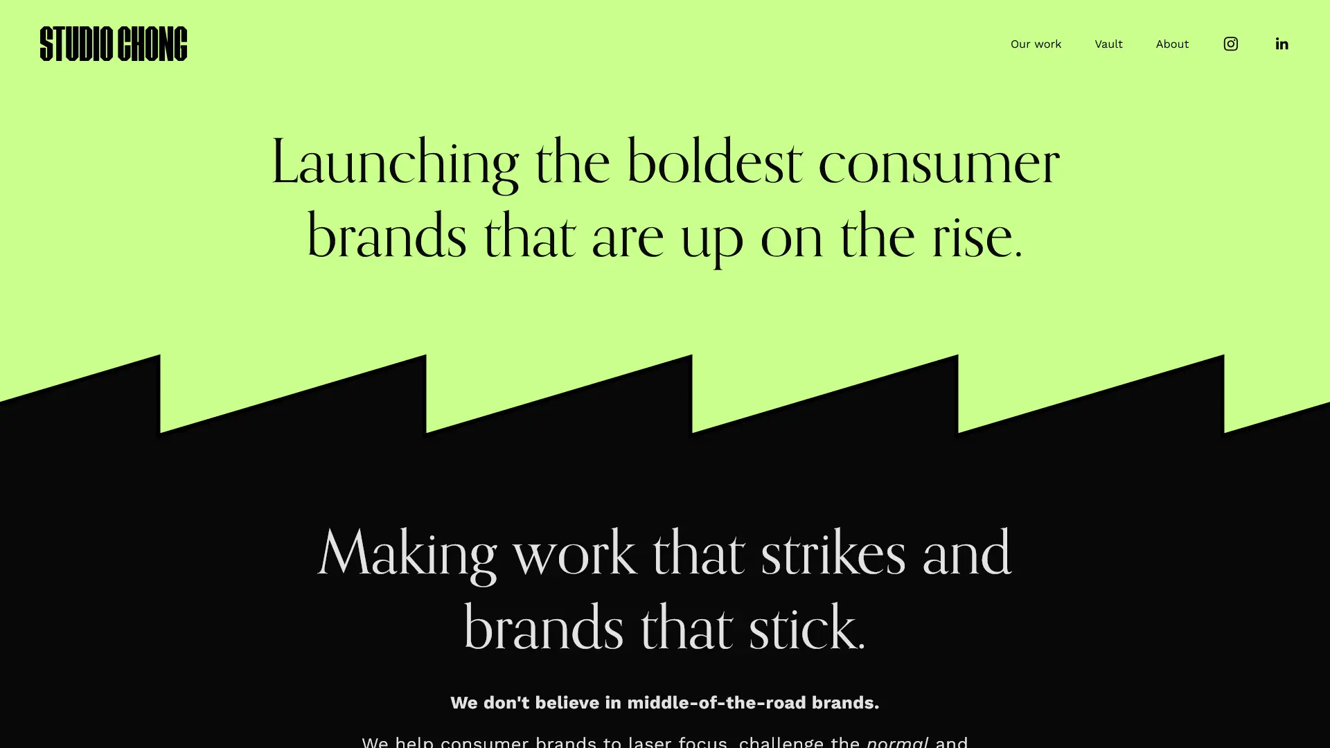 Screenshot of Chong Studio